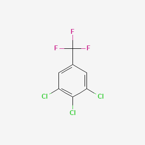 molecular formula C7H2Cl3F3 B1301039 1,2,3-三氯-5-(三氟甲基)苯 CAS No. 50594-82-6