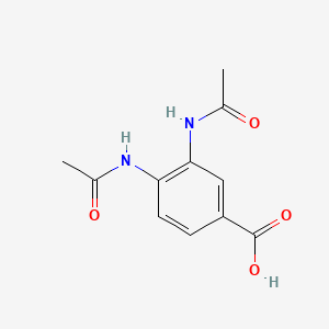 molecular formula C11H12N2O4 B1301042 3,4-二乙酰氨基苯甲酸 CAS No. 205873-56-9