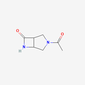 3-Acetyl-3,6-diazabicyclo[3.2.0]heptan-7-one