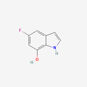 molecular formula C8H6FNO B13010482 5-Fluoro-1h-indol-7-ol 