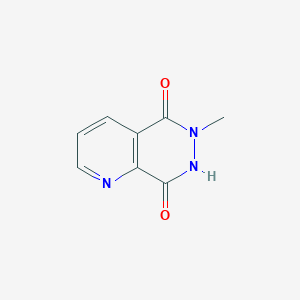 molecular formula C8H7N3O2 B13010484 6-Methyl-6,7-dihydropyrido[2,3-d]pyridazine-5,8-dione CAS No. 54016-02-3