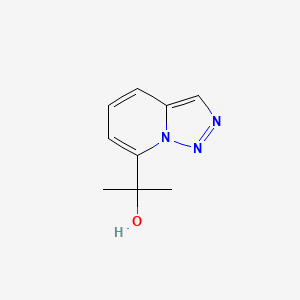 2-([1,2,3]Triazolo[1,5-a]pyridin-7-yl)propan-2-ol