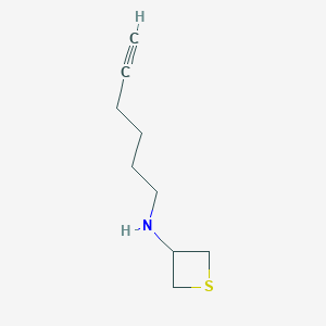 N-(Hex-5-yn-1-yl)thietan-3-amine