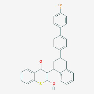 molecular formula C31H23BrO2S B130105 敌鼠酮 CAS No. 104653-34-1