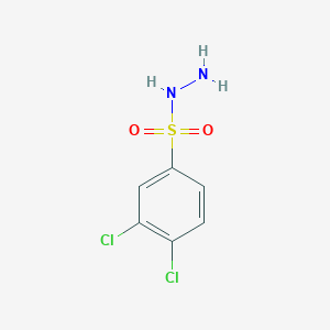 molecular formula C6H6Cl2N2O2S B1301050 3,4-二氯苯磺酰肼 CAS No. 6655-74-9