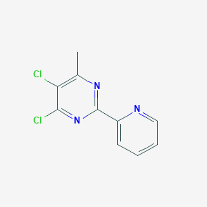 B1301057 4,5-Dichloro-6-methyl-2-(pyridin-2-yl)pyrimidine CAS No. 306935-55-7
