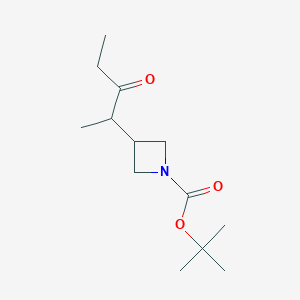 Tert-butyl 3-(3-oxopentan-2-yl)azetidine-1-carboxylate