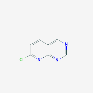 molecular formula C7H4ClN3 B13010635 7-Chloropyrido[2,3-d]pyrimidine 