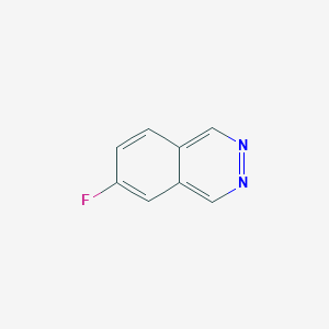 molecular formula C8H5FN2 B13010646 6-Fluorophthalazine 