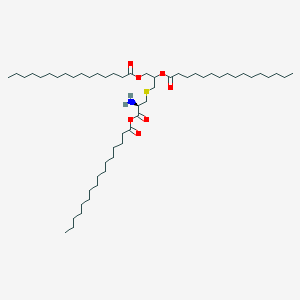 [3-[(2R)-2-amino-3-hexadecanoyloxy-3-oxopropyl]sulfanyl-2-hexadecanoyloxypropyl] hexadecanoate
