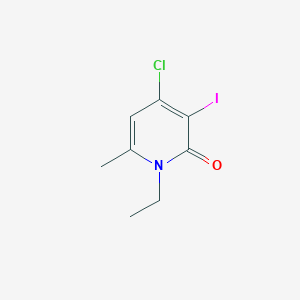 4-Chloro-1-ethyl-3-iodo-6-methylpyridin-2(1H)-one