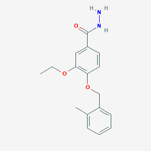 3-Ethoxy-4-((2-methylbenzyl)oxy)benzohydrazide