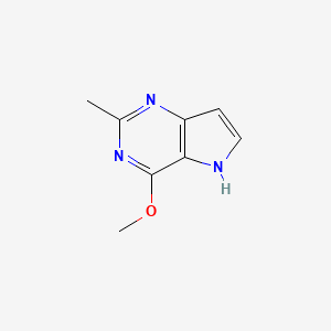 4-methoxy-2-methyl-5H-pyrrolo[3,2-d]pyrimidine