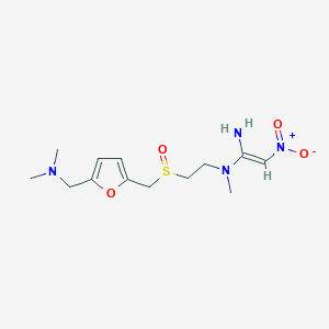 N-(2-(((5-((Dimethylamino)methyl)furan-2-yl)methyl)sulfinyl)ethyl)-N-methyl-2-nitroethene-1,1-diamine