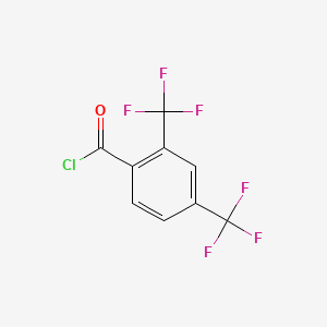 molecular formula C9H3ClF6O B1301071 2,4-双(三氟甲基)苯甲酰氯 CAS No. 53130-43-1
