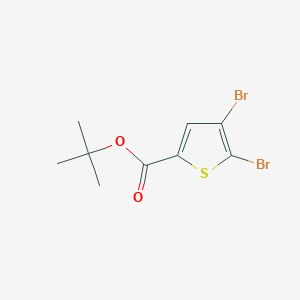 2-Thiophenecarboxylic acid, 4,5-dibromo-, 1,1-dimethylethyl ester