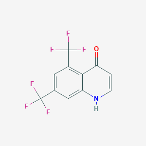 B1301080 5,7-Bis(trifluoromethyl)-4-hydroxyquinoline CAS No. 237076-72-1