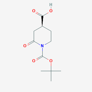 (S)-1-(tert-Butoxycarbonyl)-2-oxopiperidine-4-carboxylicacid