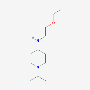 molecular formula C12H26N2O B13010860 N-(2-Ethoxyethyl)-1-isopropylpiperidin-4-amine 