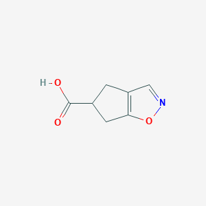 5,6-Dihydro-4H-cyclopenta[d]isoxazole-5-carboxylic acid