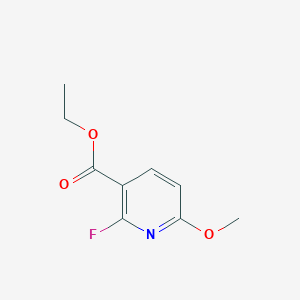 molecular formula C9H10FNO3 B13010888 Ethyl 2-fluoro-6-methoxynicotinate 