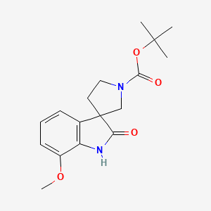 tert-Butyl 7-methoxy-2-oxospiro[indoline-3,3'-pyrrolidine]-1'-carboxylate