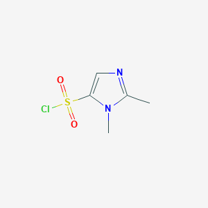 molecular formula C5H7ClN2O2S B1301095 1,2-Dimethyl-1H-imidazole-5-sulphonyl chloride CAS No. 849351-92-4