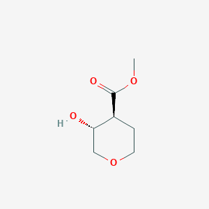 (3R,4S)-Methyl3-hydroxytetrahydro-2H-pyran-4-carboxylate