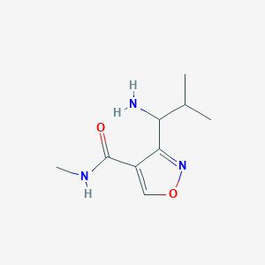 3-(1-Amino-2-methylpropyl)-N-methylisoxazole-4-carboxamide