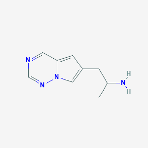 1-(Pyrrolo[2,1-f][1,2,4]triazin-6-yl)propan-2-amine