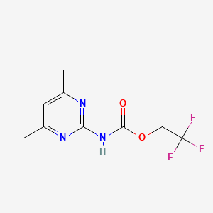 2,2,2-Trifluoroethyl (4,6-dimethylpyrimidin-2-yl)carbamate