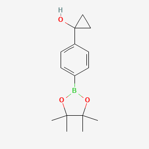 1-(4-(4,4,5,5-Tetramethyl-1,3,2-dioxaborolan-2-yl)phenyl)cyclopropanol