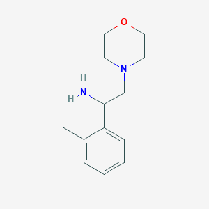 1-(2-Methylphenyl)-2-(morpholin-4-yl)ethan-1-amine