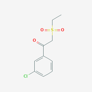 1-(3-Chlorophenyl)-2-(ethylsulfonyl)ethanone