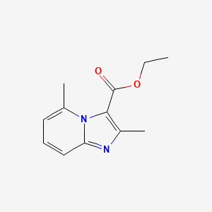 molecular formula C12H14N2O2 B1301114 Ethyl 2,5-dimethylimidazo[1,2-a]pyridine-3-carboxylate CAS No. 81438-49-5