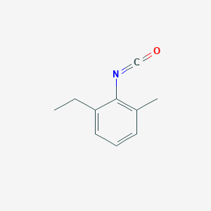 molecular formula C10H11NO B1301119 2-Ethyl-6-methylphenyl isocyanate CAS No. 75746-71-3