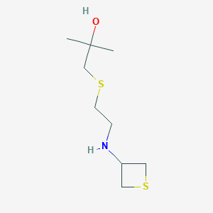 2-Methyl-1-((2-(thietan-3-ylamino)ethyl)thio)propan-2-ol