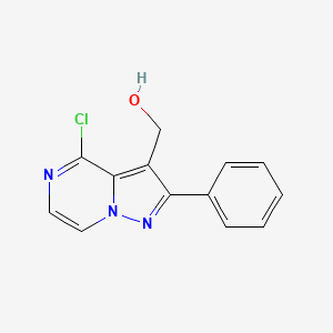 (4-Chloro-2-phenylpyrazolo[1,5-a]pyrazin-3-yl)methanol