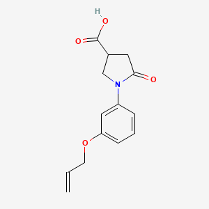 1-(3-(Allyloxy)phenyl)-5-oxopyrrolidine-3-carboxylic acid