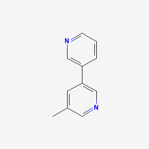 molecular formula C11H10N2 B13011252 5-Methyl-3,3'-bipyridine 