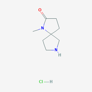 1-Methyl-1,7-diazaspiro[4.4]nonan-2-one hydrochloride