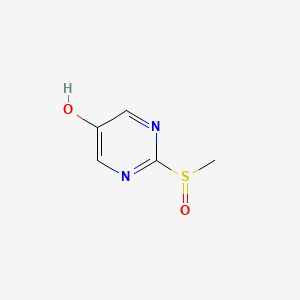 2-(Methylsulfinyl)pyrimidin-5-ol