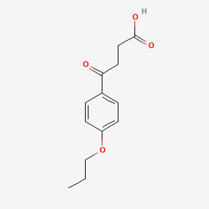 B1301131 4-Oxo-4-(4-propoxyphenyl)butanoic acid CAS No. 39496-82-7