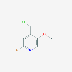 2-Bromo-4-(chloromethyl)-5-methoxypyridine