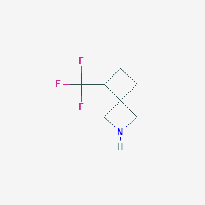 molecular formula C7H10F3N B13011322 5-(Trifluoromethyl)-2-azaspiro[3.3]heptane 