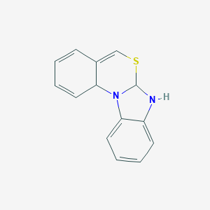 molecular formula C14H12N2S B13011398 7,12A-dihydro-6aH-benzo[d]benzo[4,5]imidazo[2,1-b][1,3]thiazine 