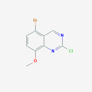 5-Bromo-2-chloro-8-methoxyquinazoline