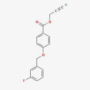 Prop-2-yn-1-yl 4-((3-fluorobenzyl)oxy)benzoate