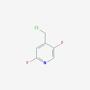 molecular formula C6H4ClF2N B13011502 4-(Chloromethyl)-2,5-difluoropyridine CAS No. 1227574-69-7