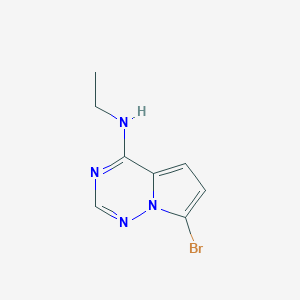 7-bromo-N-ethylpyrrolo[2,1-f][1,2,4]triazin-4-amine